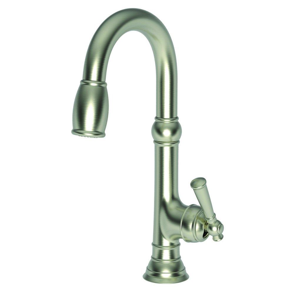 Newport Brass Satin Nickel - PVD Single Lever Handle Bar Faucet 