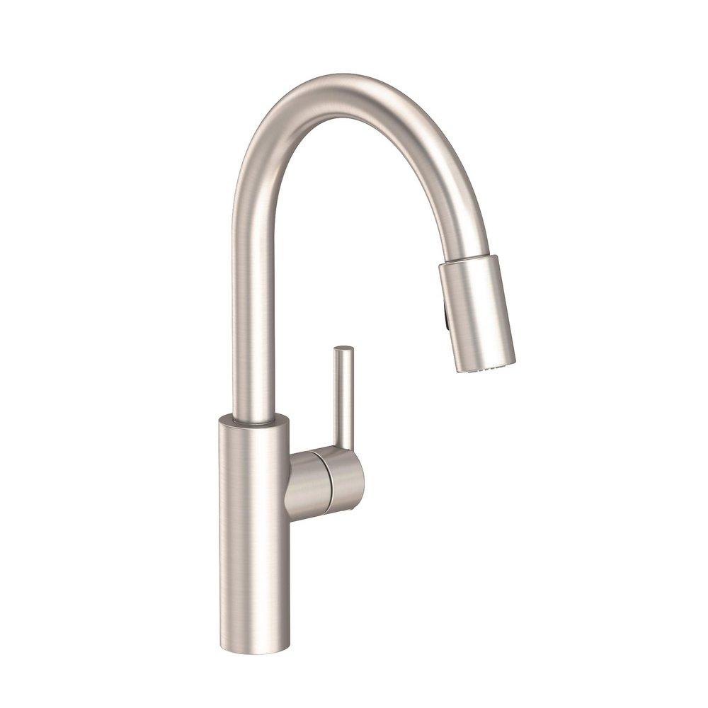 Newport Brass Satin Nickel - PVD Pull Down Kitchen Faucet 