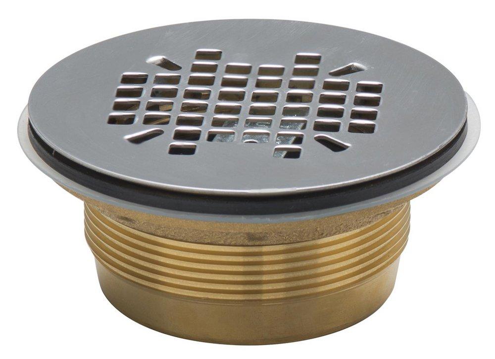 Sioux Chief No Caulk Bronze and Brass Stainless Steel Shower Drain 