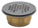 Sioux Chief No Caulk Bronze and Brass Stainless Steel Shower Drain 