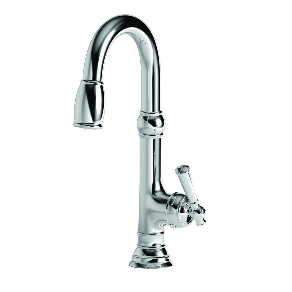 Newport Brass Polished Chrome Single Lever Handle Bar Faucet 