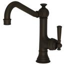 1-Hole Swivel Kitchen Faucet with Single Lever Handle in Oil Rubbed Bronze