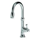 Newport Brass Polished Chrome Single Handle Pull Down Kitchen Faucet 