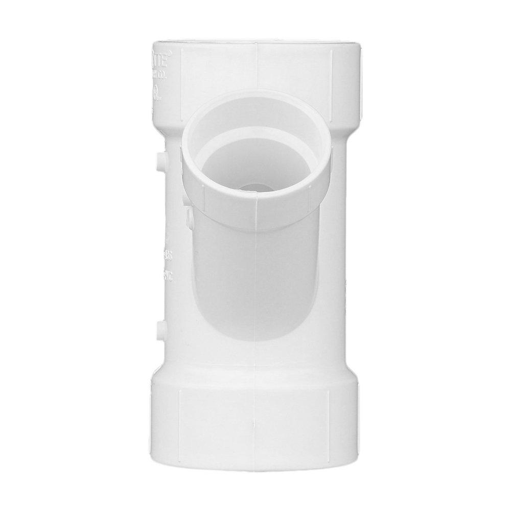 White PVC DWV Wye 