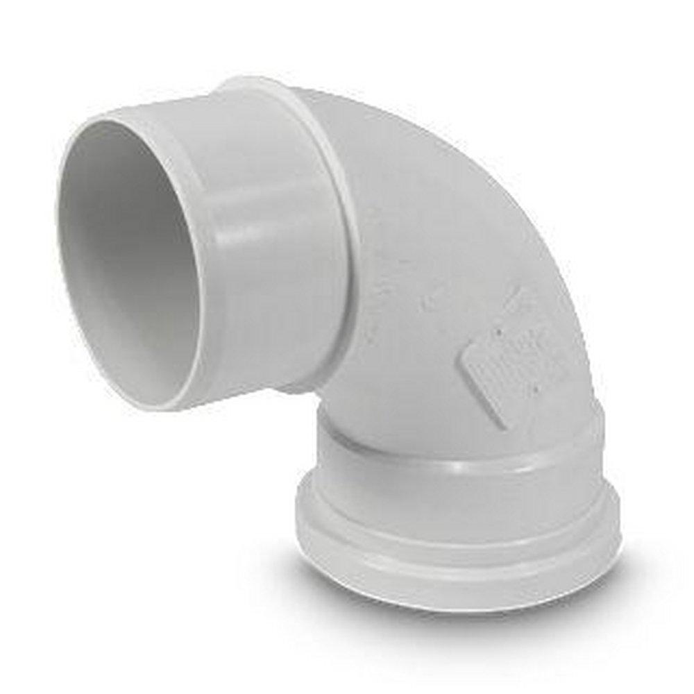 TRENCH TOUGH PLUS Gasket x Spigot Sewer Fabricated Straight SDR 35 PVC 90 Degree Elbow 