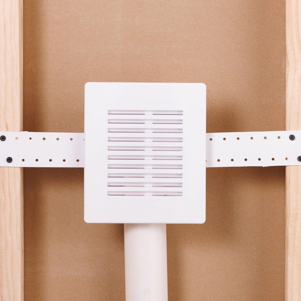 Oatey&reg; White High Impact Polystyrene Air Vent in White 