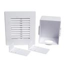 Polystyrene Air Vent in White