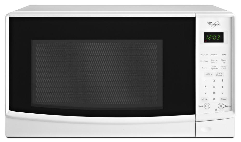 Whirlpool White 0.7 cu. ft. 700 W Countertop Microwave 