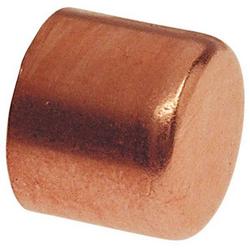 1/8 Copper Cap Clean and Bagged