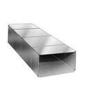 14 x 14 x 60 in. Galvanized Steel Duct Wall Stack