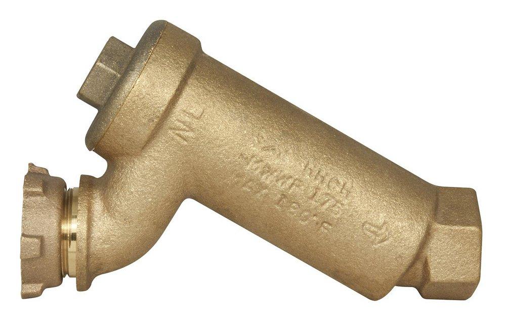 Ford Meter Box Meter x FIP Brass Straight Dual Cartridge Check Valve 