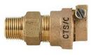 1/2 x 3/4 in. MIP Swivel x CTS Pack Joint Brass Coupling