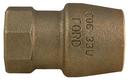 Ford Meter Box Female Copper Threaded x Ultra-Tite Water Service Brass Coupling 
