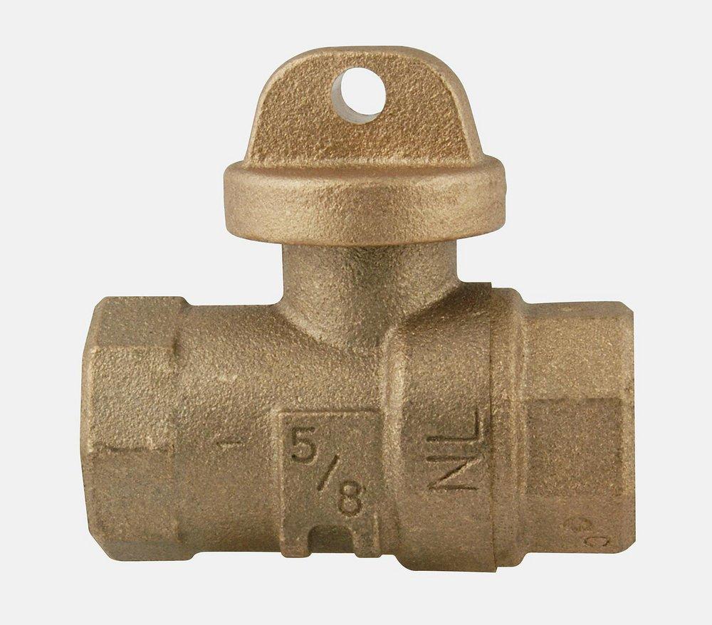 Ford Meter Box FIPT Brass Ball Valve Curb Stop 