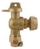 3/4 in. Pack Joint x Meter Swivel Nut Brass Meter Angle Ball Valve
