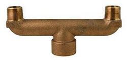 3/4 in. FIPT Water Service Brass U Branch Piece