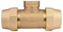 Ford Meter Box Grip Joint x FIP Water Service Brass Reducing Tee 