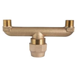 1 x 3/4 x 3/4 in. Grip Joint x Meter Swivel U Branch