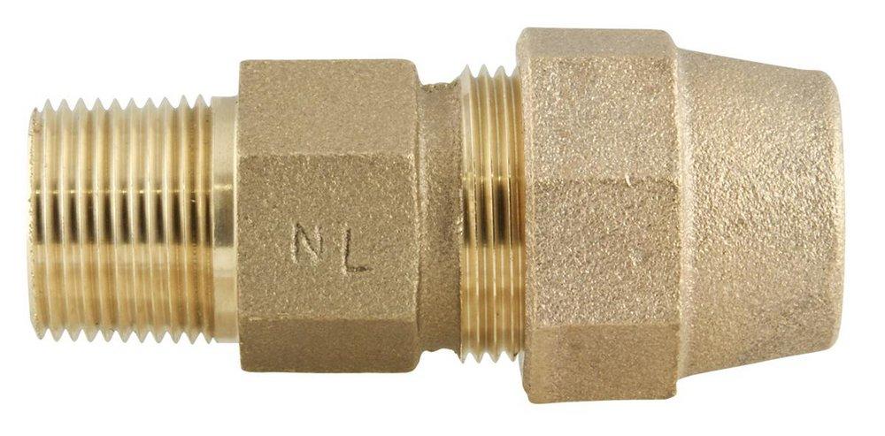 Ford Meter Box MIP x CTS Grip Joint Brass Coupling 