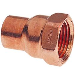 1/4 in. Copper Female Adapter (Clean & Bagged, 3/8 in. OD)