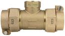 2 x 2 x 3/4 in. Pack Joint x Female Water Service Brass Reducing Tee
