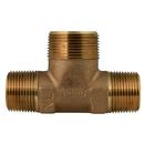 3/4 x 3/4 x 1 in. MIPT Water Service Brass Reducing Tee