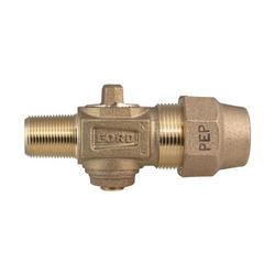 3/4 in. MIP x Grip Joint Brass Corporation Stop
