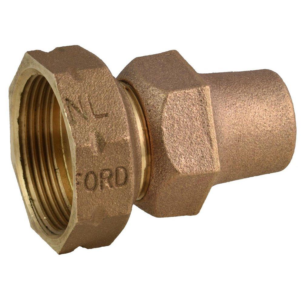 Ford Meter Box Female Flanged x Flare Copper Adapter 