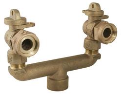 1 x 5/8 x 5/8 in. FIPT x Meter Swivel Ball Valve Branch Assembly