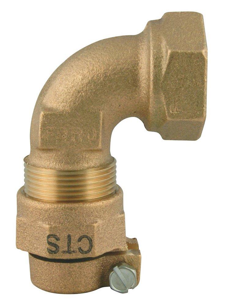 Ford Meter Box Female Copper x Pack Joint 90 Degree Bend 