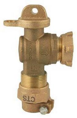 5/8 in. Pack Joint x Meter Yoke Brass Ball Valve