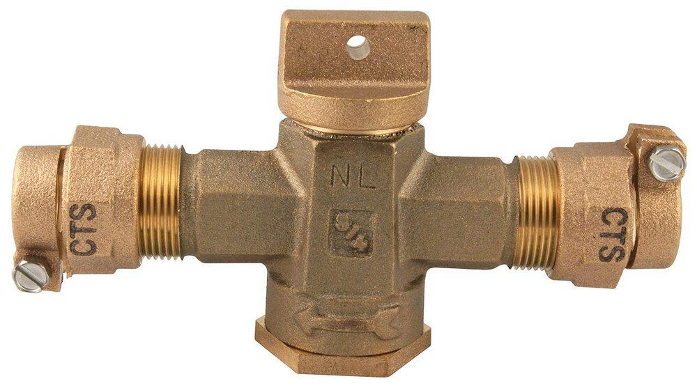 Ford Meter Box Pack Joint Brass Curb Stop 