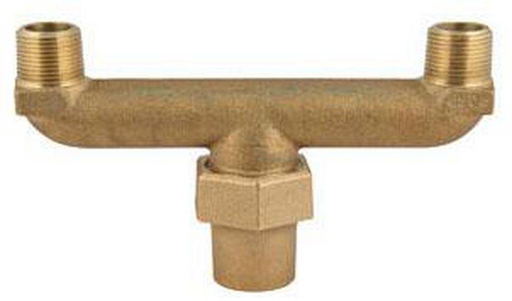 Ford Meter Box Flared x MIPT Water Service Brass U Branch Piece 