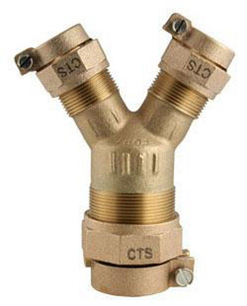 Ford Meter Box Pack Joint Brass Reducing Branch Wye 