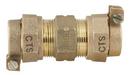 1/2 x 3/4 in. Pack Joint Brass Reducing Coupling