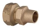 Ford Meter Box Female Threaded x Flare Copper Reducing Coupling 