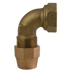 3/4 in. Female Copper x Grip Joint 90 Degree Bend