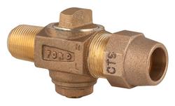 3/4 in. MIPT x Grip Joint Brass Corporation Valve