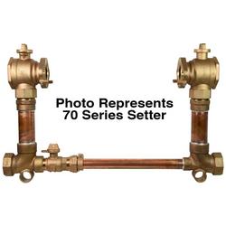 1-1/2 in. D P Swivel Copper Meter Setter