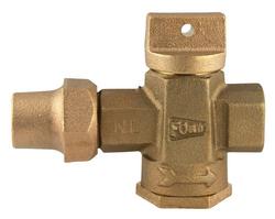 3/4 in. Flared x FIPT Brass Curb Stop