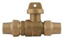 Ford Meter Box Flared Brass Ball Valve Curb Stop 