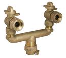 1 x 5/8 x 5/8 in. Pack Joint x Meter Swivel Nut x Meter Swivel Nut Brass Reducing Branch Assembly