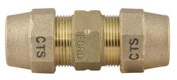 1 x 1-1/2 in. Grip Joint Brass Coupling
