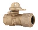 1 in. Quick Joint x FIPT Brass Ball Curb Valve