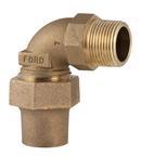 1 in. Flare x MIPT Brass 90 Degree Elbow Coupling