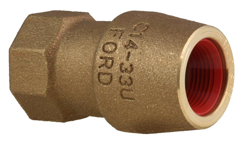 Ford Meter Box FIPS x Grip Joint Brass Coupling 
