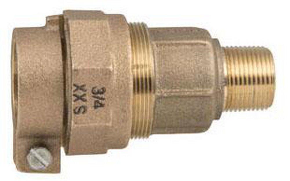 Ford Meter Box Pack Joint x MIP Brass Straight Coupling 