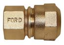 1 x 3/4 in. FIP x CTS Quick Joint Brass Coupling