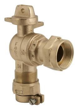 3/4 in. 300 psi Pack Joint Angle Ball Meter Valve