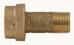 1-1/2 in. Swivel Nut x MIPS Brass Meter Coupling